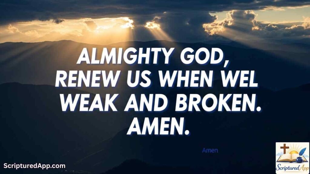 Benediction Prayers for Peace & Tranquility