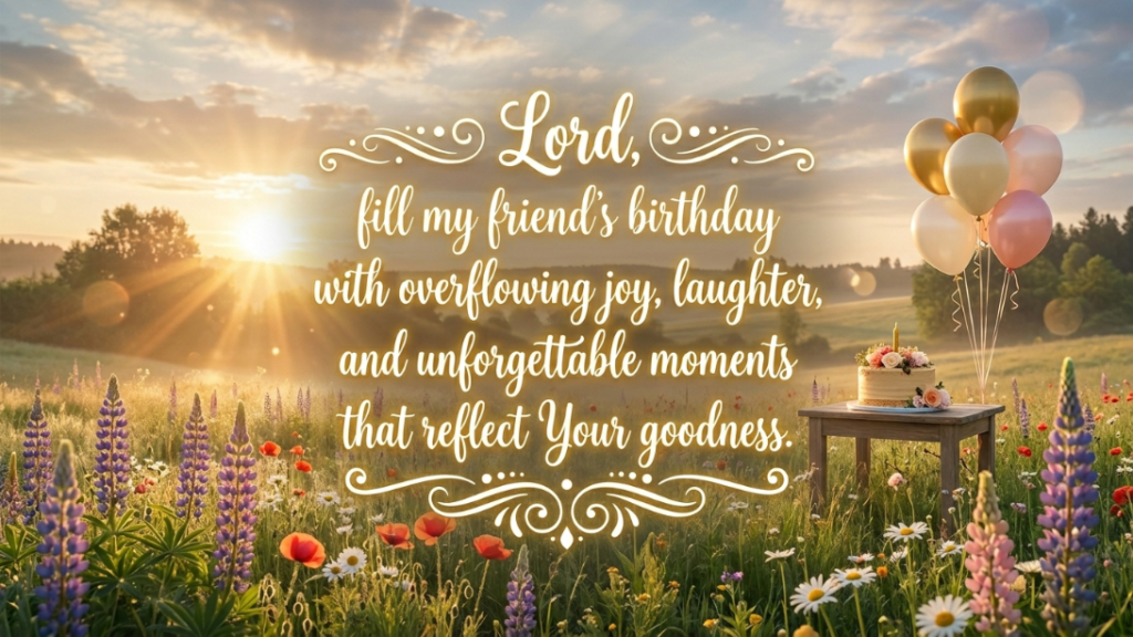 Birthday Prayers for a Friend