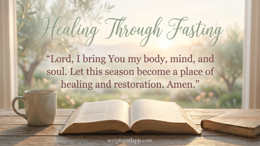 Prayers For Fasting and healing