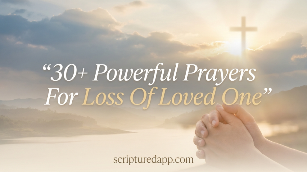 Prayers For Loss Of Loved One
