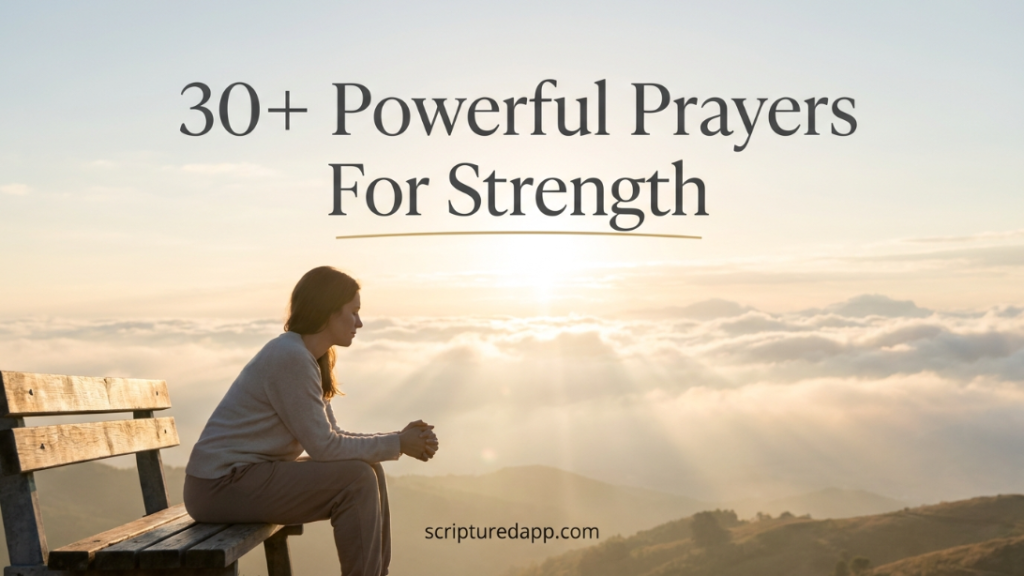 Prayers For Strength