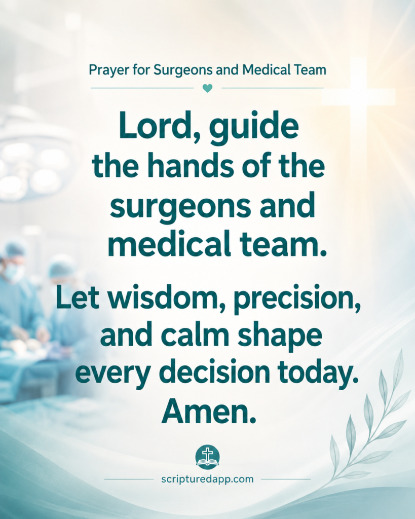 best Prayers For Surgery