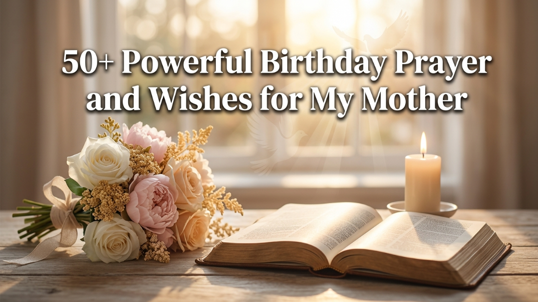 Birthday Prayer and Wishes for My Mother