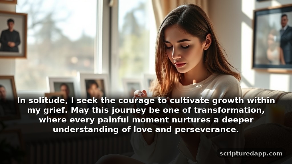 40 Days After Death Prayer for Patience: In solitude, I seek the courage to cultivate growth within my grief. May this journey be one of transformation, where every painful moment nurtures a deeper understanding of love and perseverance.