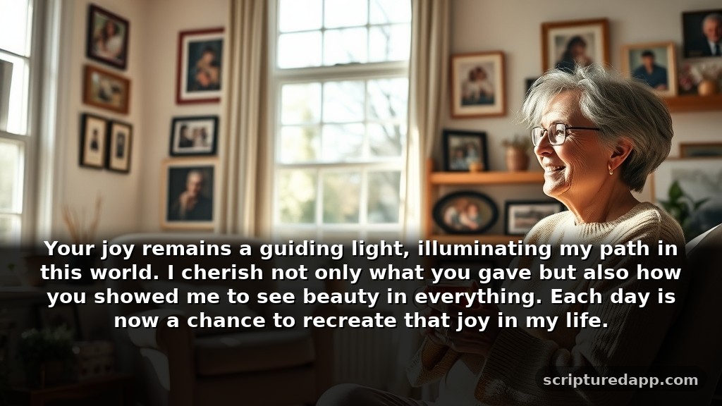 40 Days After Death Prayer for Gratitude: Your joy remains a guiding light, illuminating my path in this world. I cherish not only what you gave but also how you showed me to see beauty in everything. Each day is now a chance to recreate that joy in my life.