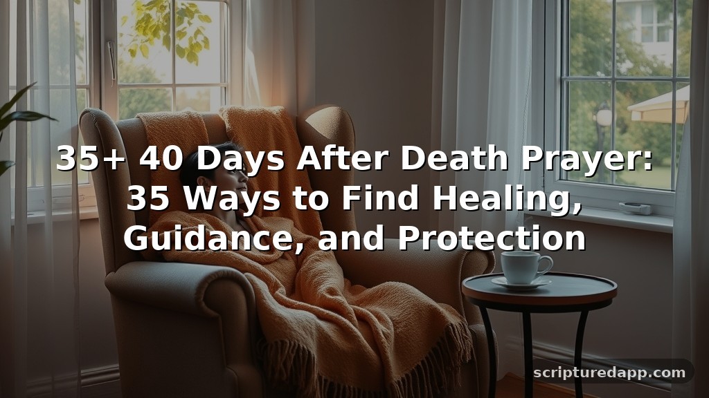 35+ 40 Days After Death Prayer: 35 Ways to Find Healing, Guidance, and Protection