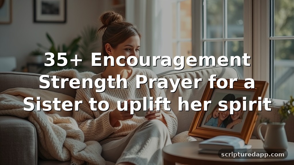 35+ Encouragement Strength Prayer for a Sister to uplift her spirit