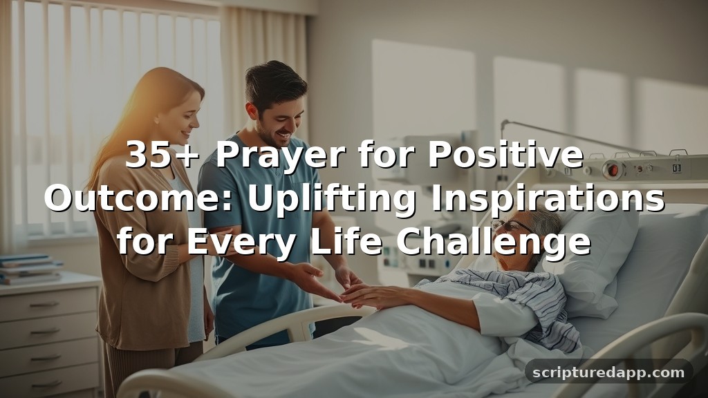 35+ Prayer for Positive Outcome: Uplifting Inspirations for Every Life Challenge