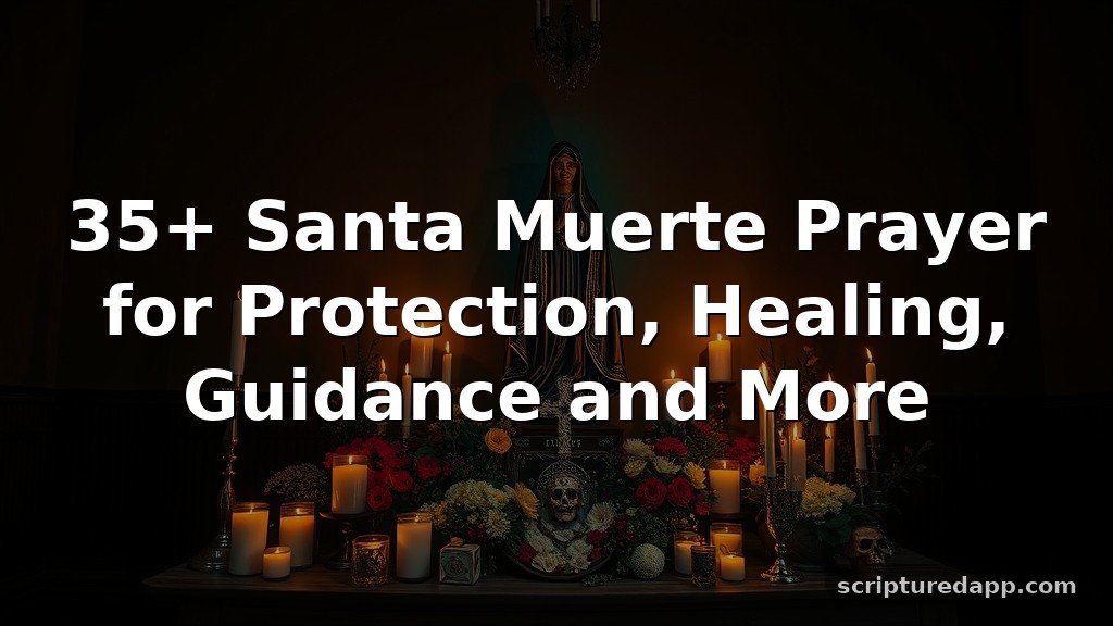 35+ Santa Muerte Prayer for Protection, Healing, Guidance and More