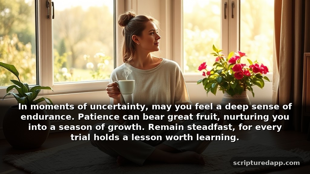 Prayers Happy New Month Messages for Patience: In moments of uncertainty, may you feel a deep sense of endurance. Patience can bear great fruit, nurturing you into a season of growth. Remain steadfast, for every trial holds a lesson worth learning.
