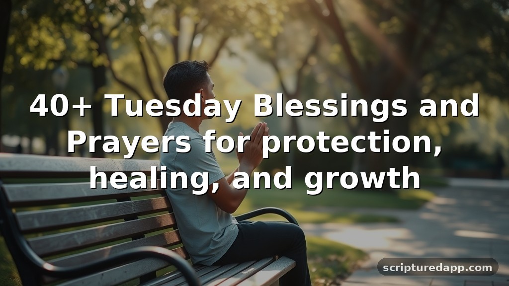40+ Tuesday Blessings and Prayers for protection, healing, and growth