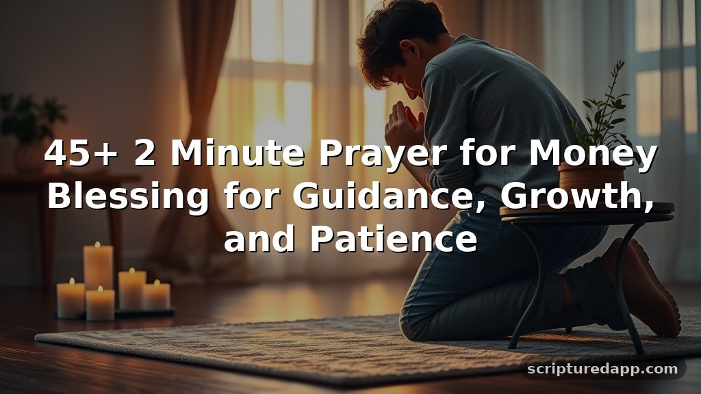 45+ 2 Minute Prayer for Money Blessing for Guidance, Growth, and Patience