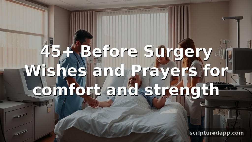 45+ Before Surgery Wishes and Prayers for comfort and strength