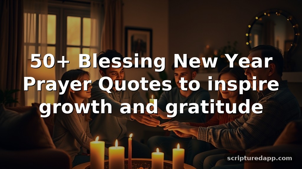 50+ Blessing New Year Prayer Quotes to inspire growth and gratitude