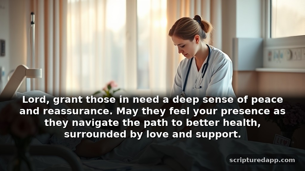 Monday Blessings and Prayers for Healing: Lord, grant those in need a deep sense of peace and reassurance. May they feel your presence as they navigate the path to better health, surrounded by love and support.