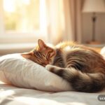Spiritual Meaning of a Cat Sleeping Above Your Head on a Pillow
