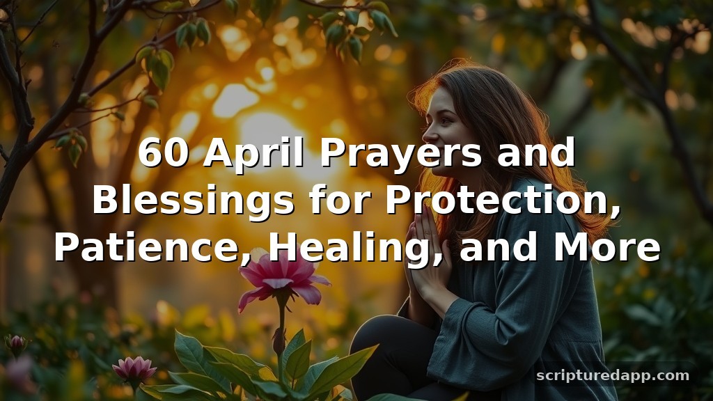 60 April Prayers and Blessings for Protection, Patience, Healing, and More