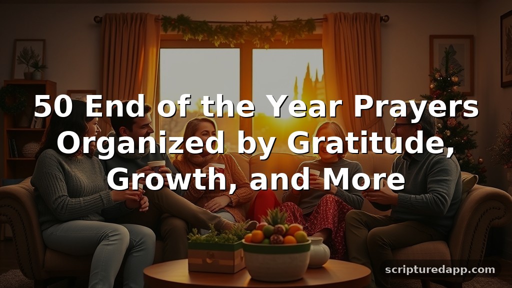 50 End of the Year Prayers Organized by Gratitude, Growth, and More