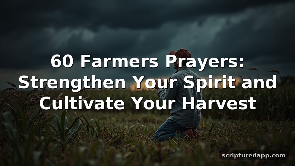 60 Farmers Prayers: Strengthen Your Spirit and Cultivate Your Harvest