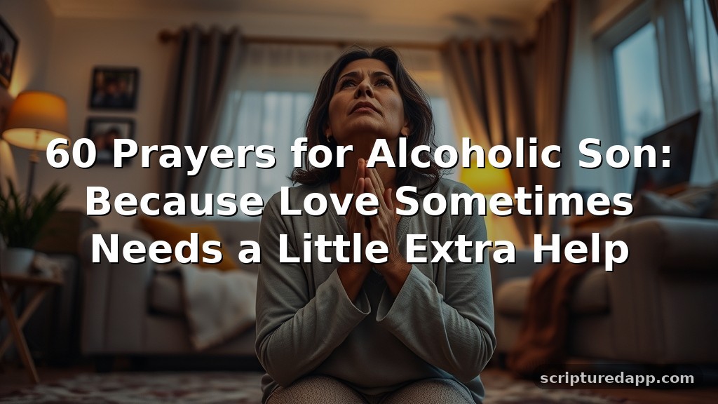 60 Prayers for Alcoholic Son: Because Love Sometimes Needs a Little Extra Help
