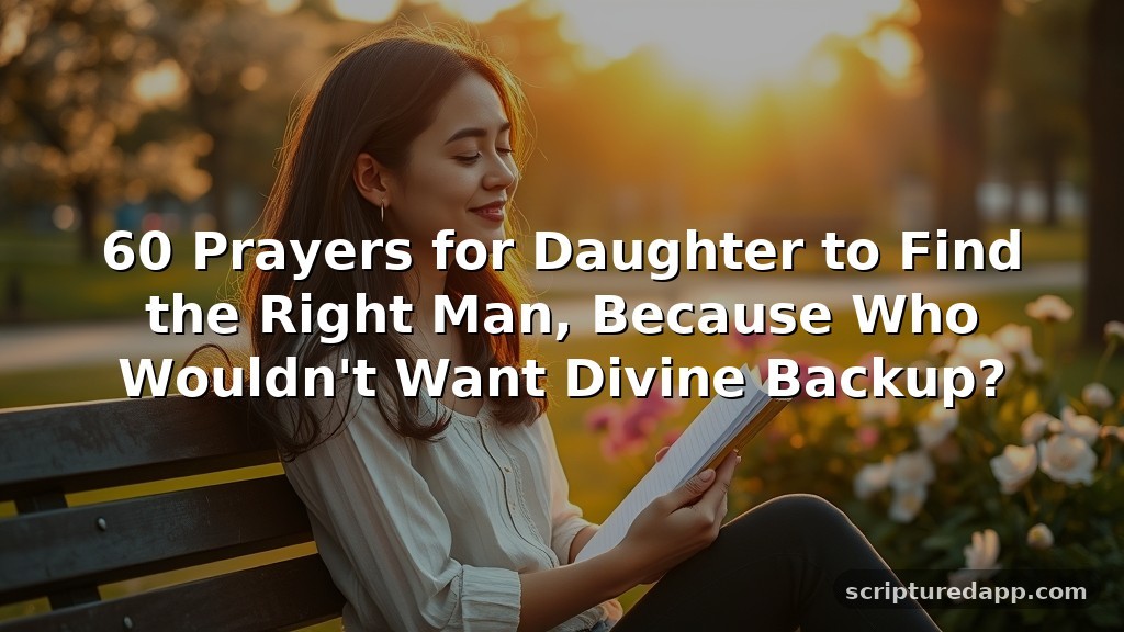 60 Prayers for Daughter to Find the Right Man, Because Who Wouldn’t Want Divine Backup?