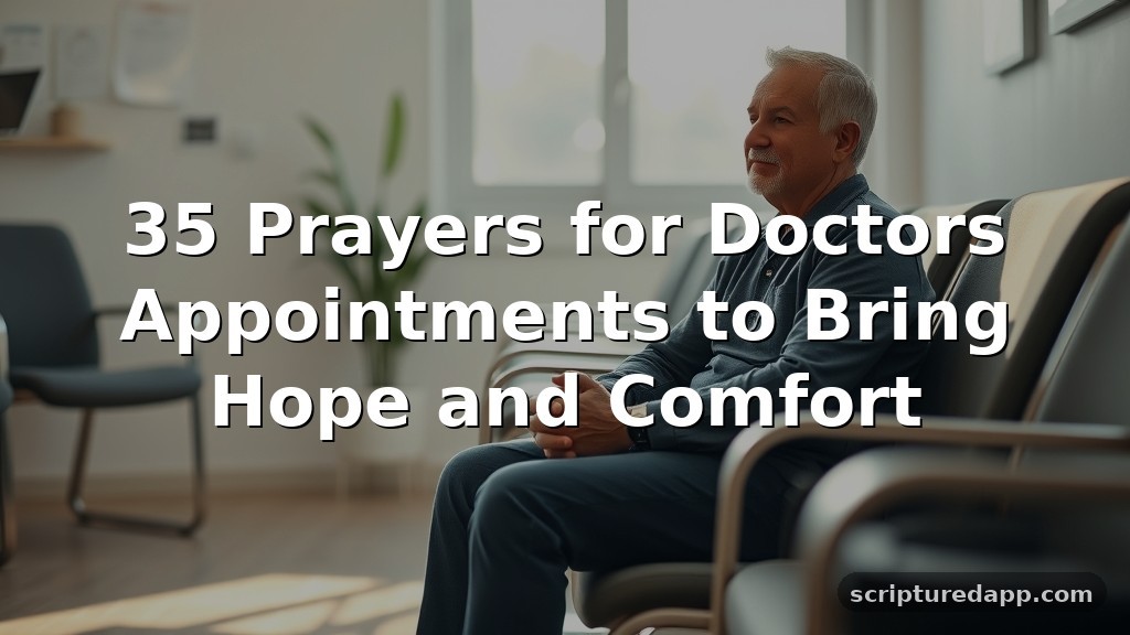 35 Prayers for Doctors Appointments to Bring Hope and Comfort