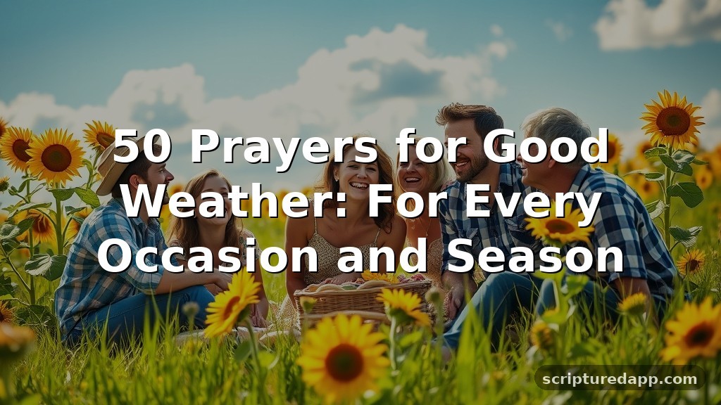 50 Prayers for Good Weather: For Every Occasion and Season