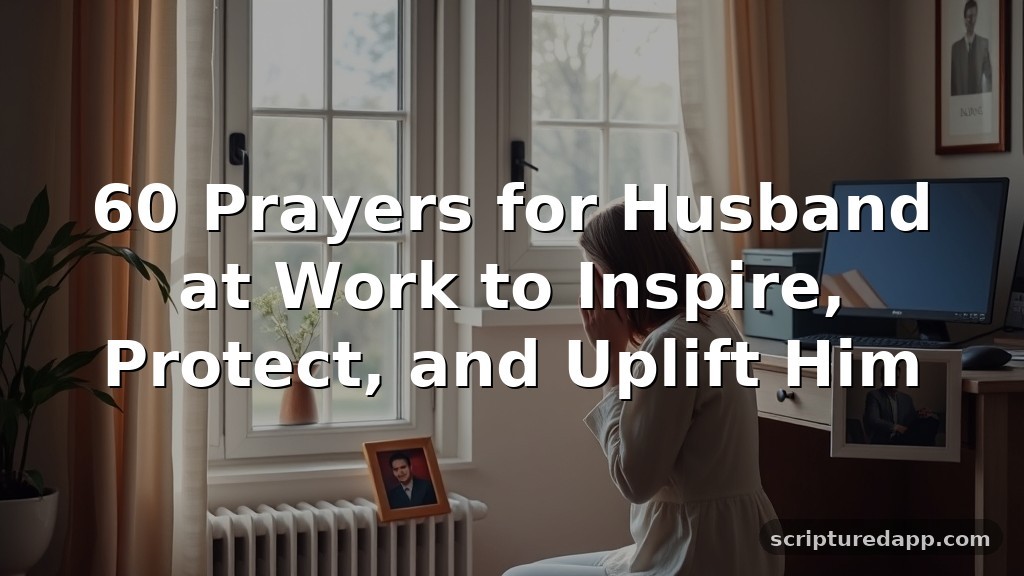 60 Prayers for Husband at Work to Inspire, Protect, and Uplift Him