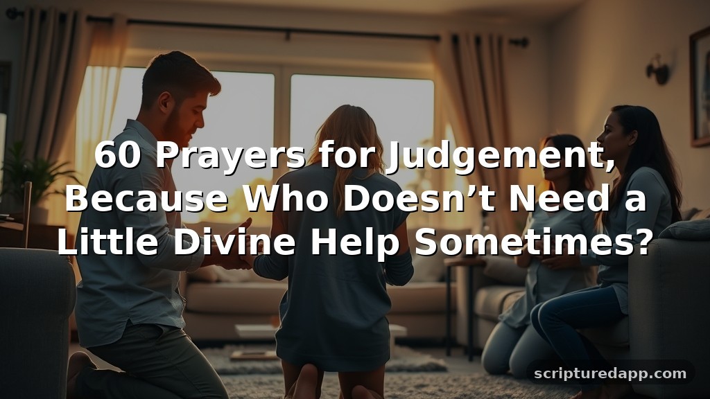 60 Prayers for Judgement, Because Who Doesn’t Need a Little Divine Help Sometimes?