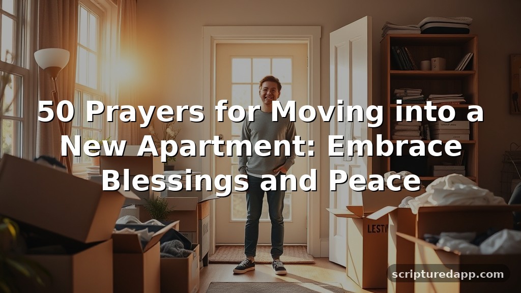 50 Prayers for Moving into a New Apartment: Embrace Blessings and Peace