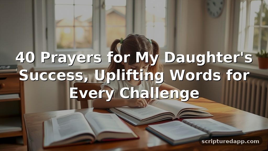 40 Prayers for My Daughter’s Success, Uplifting Words for Every Challenge