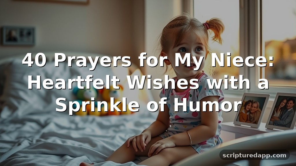 40 Prayers for My Niece: Heartfelt Wishes with a Sprinkle of Humor