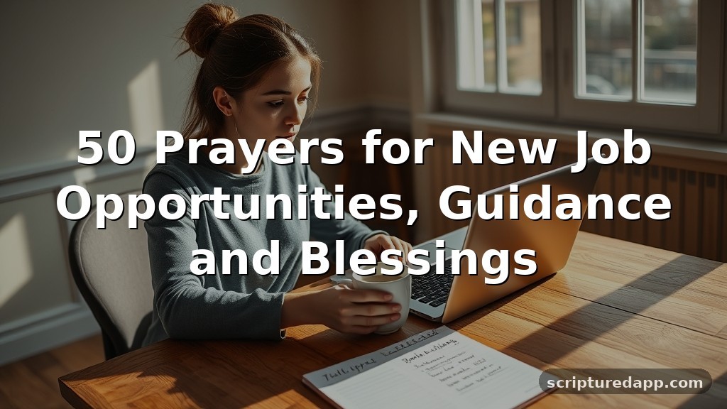 50 Prayers for New Job Opportunities, Guidance and Blessings