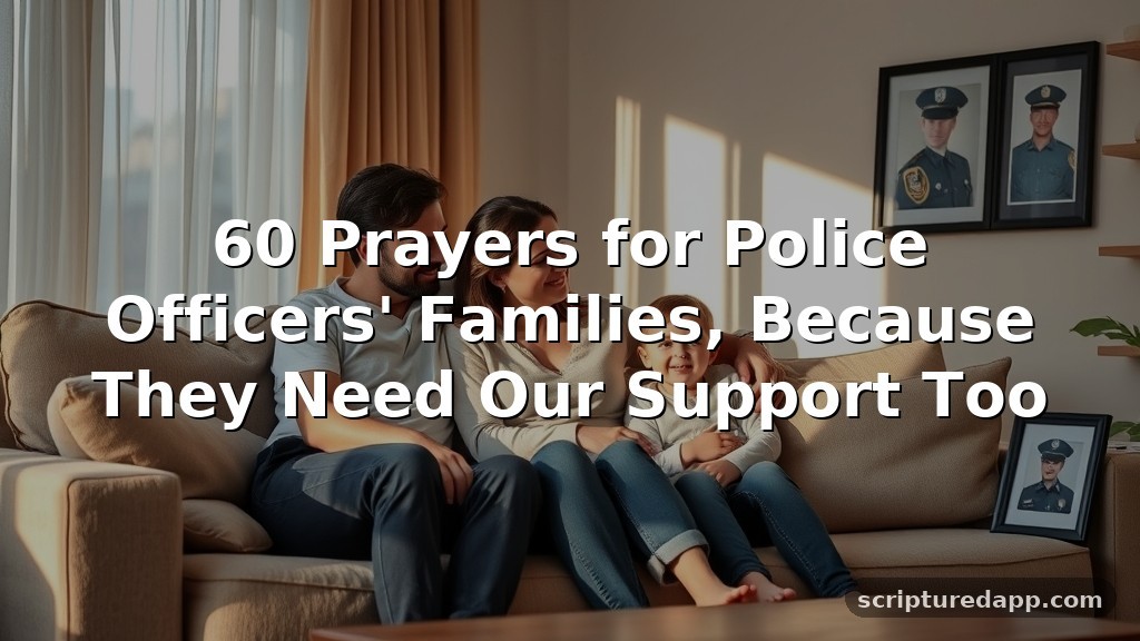 60 Prayers for Police Officers’ Families, Because They Need Our Support Too