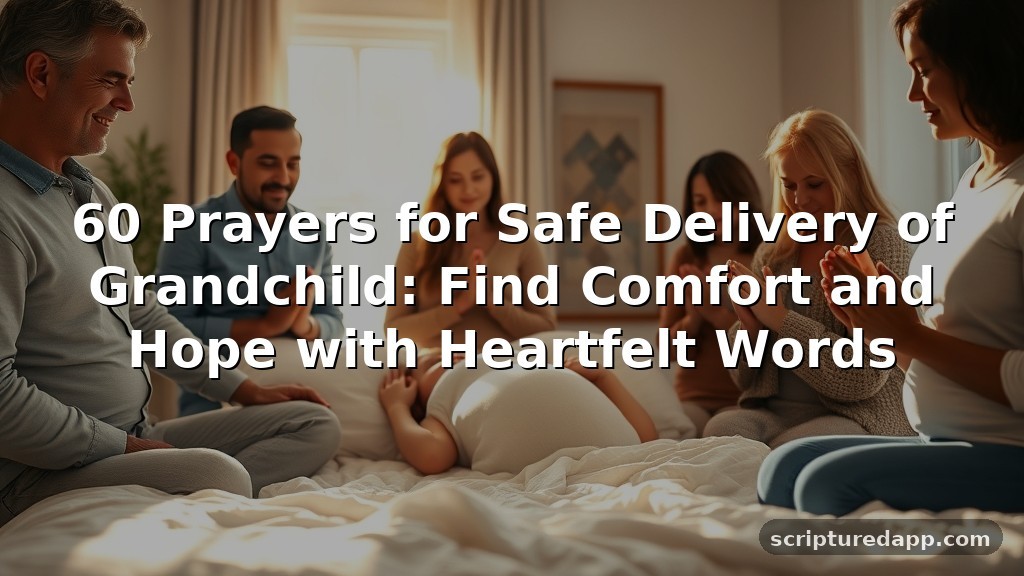 60 Prayers for Safe Delivery of Grandchild: Find Comfort and Hope with Heartfelt Words