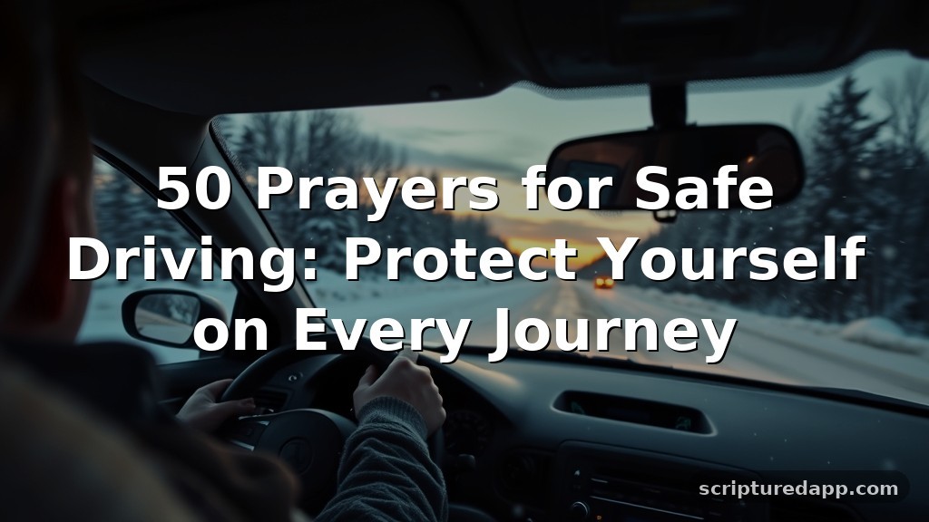50 Prayers for Safe Driving: Protect Yourself on Every Journey