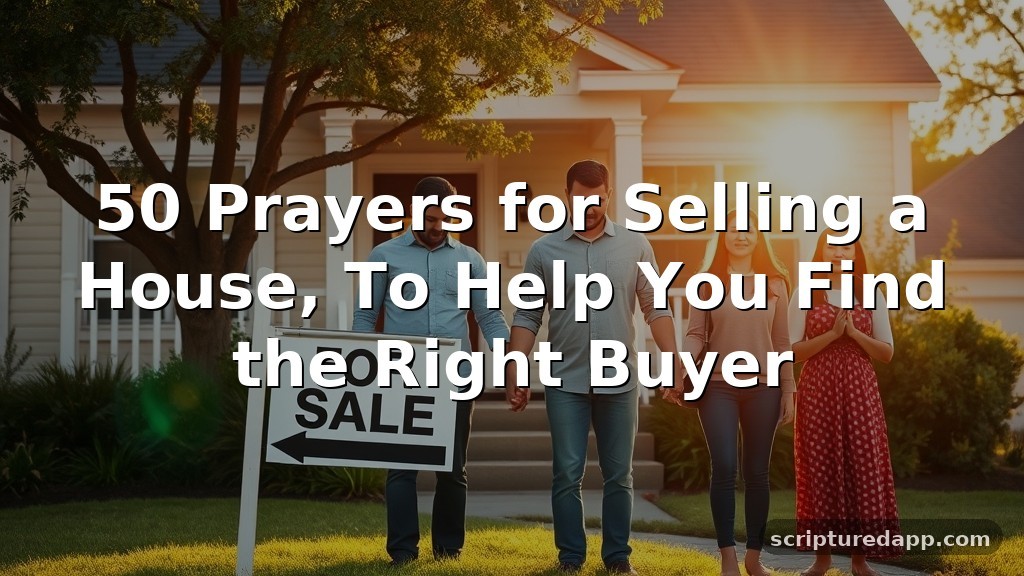 50 Prayers for Selling a House, To Help You Find the Right Buyer
