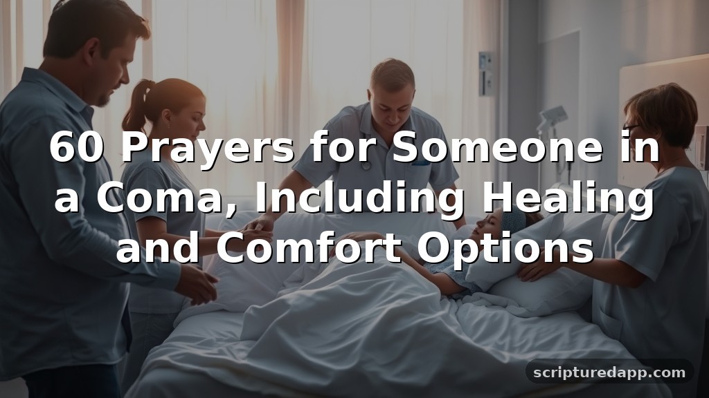 60 Prayers for Someone in a Coma, Including Healing and Comfort Options