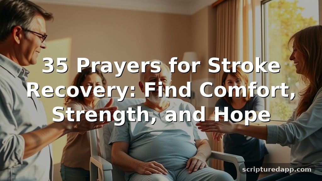 35 Prayers for Stroke Recovery: Find Comfort, Strength, and Hope
