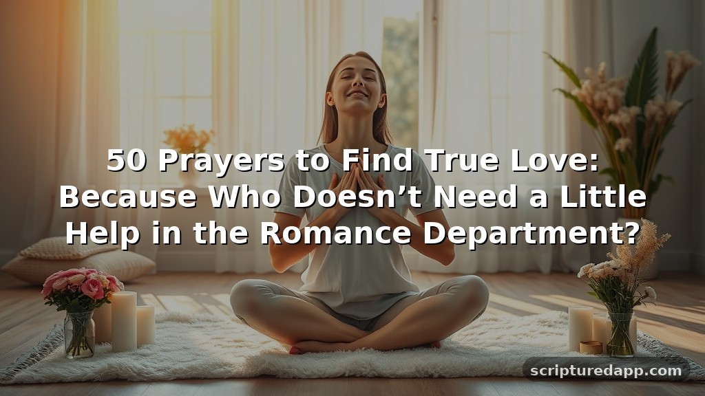 50 Prayers to Find True Love: Because Who Doesn’t Need a Little Help in the Romance Department?