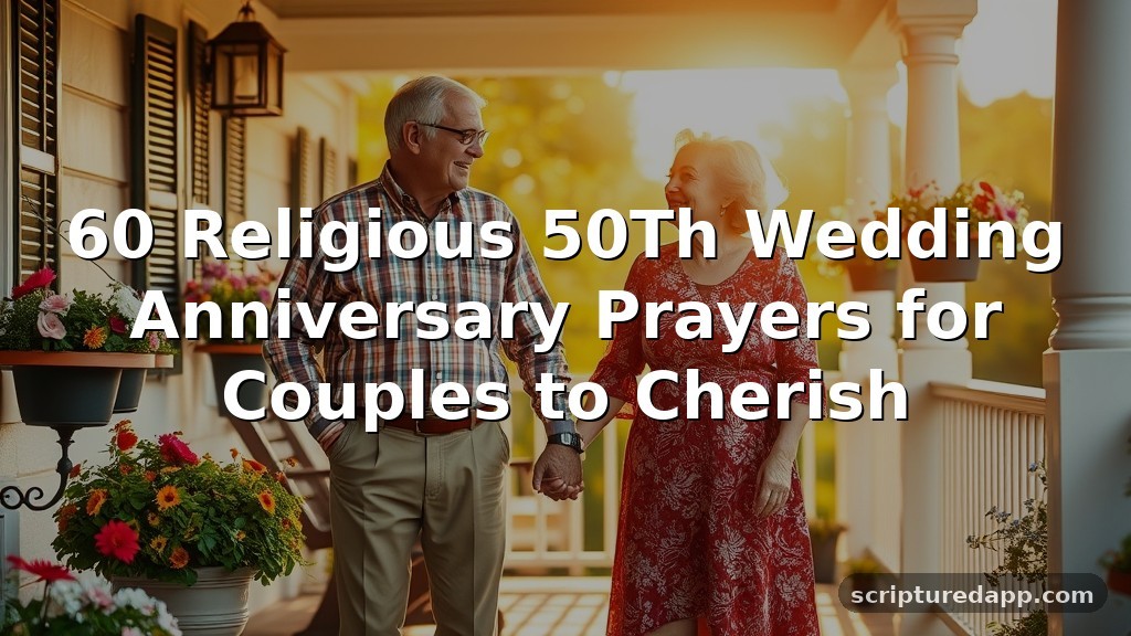 60 Religious 50Th Wedding Anniversary Prayers for Couples to Cherish