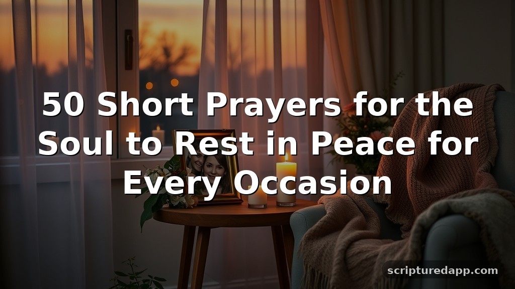 50 Short Prayers for the Soul to Rest in Peace for Every Occasion