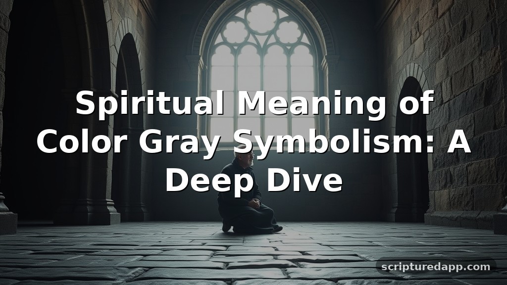 Spiritual Meaning of Color Gray Symbolism: A Deep Dive