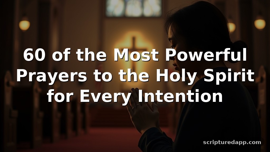 60 of the Most Powerful Prayers to the Holy Spirit for Every Intention