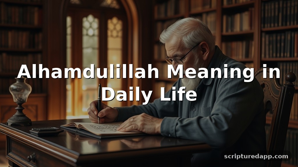 Alhamdulillah Meaning in Daily Life