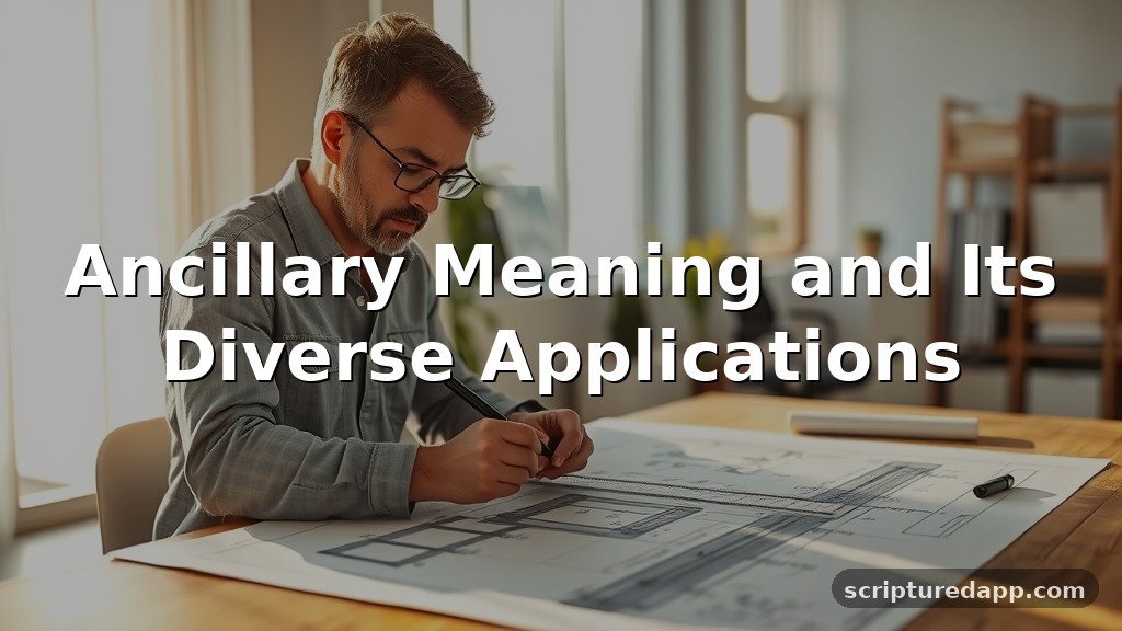 Ancillary Meaning and Its Diverse Applications
