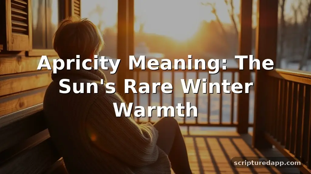 apricity meaning
