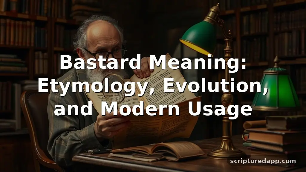 bastard meaning