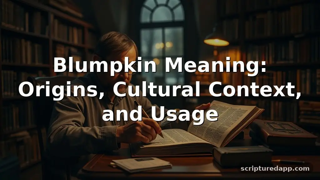 blumpkin meaning