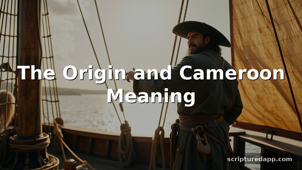 The Origin and Cameroon Meaning